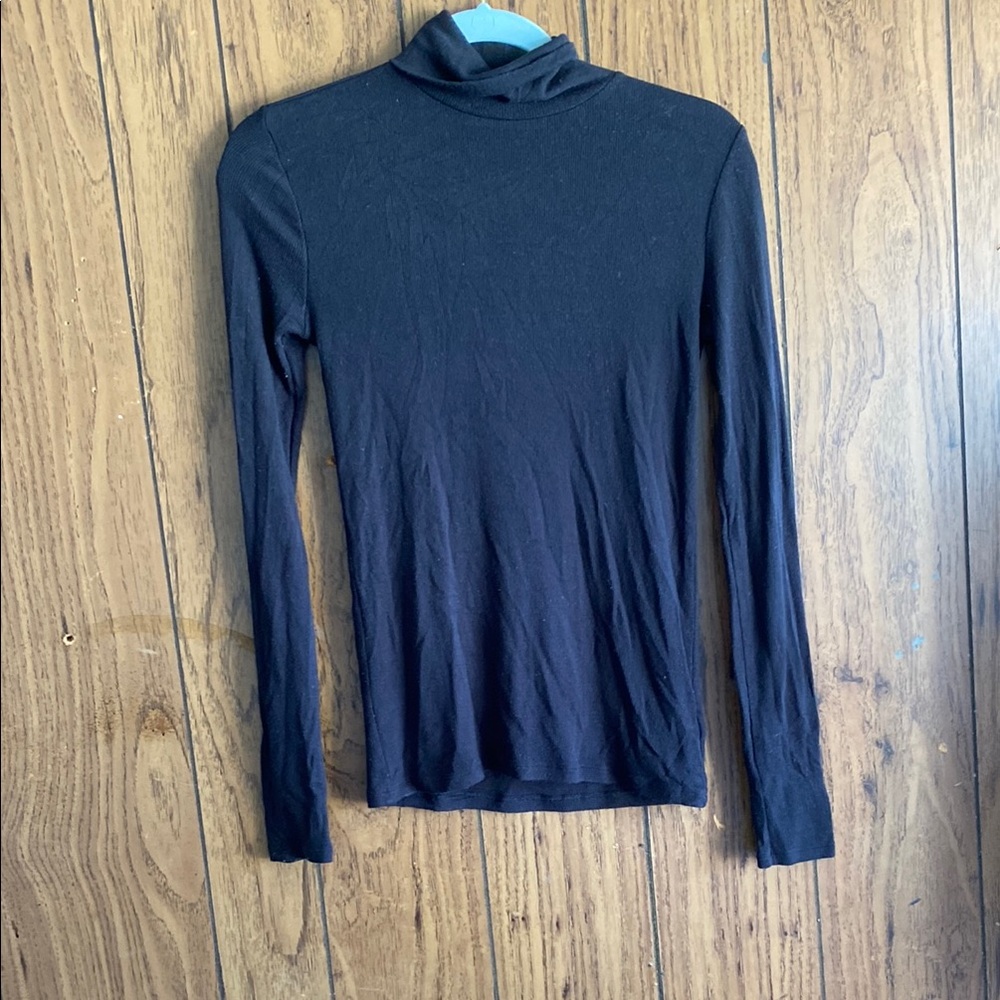 GAP Blue Fitted Long Sleeve Tee